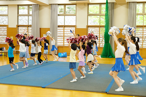 桃山スポーツクラブ「キッズチア教室」を開催しました