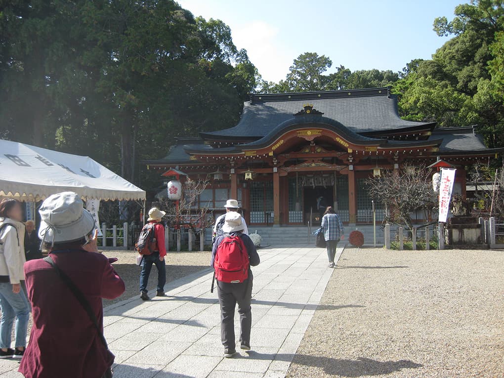 長岡天満宮境内の画像