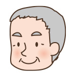 70代 男性のイラスト