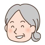 70代 女性のイラスト