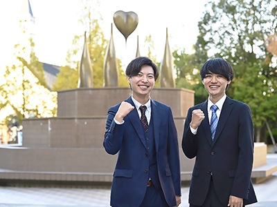 同じゼミ生の先輩から後輩へ　親身なアドバイスを生かし大阪府職員に