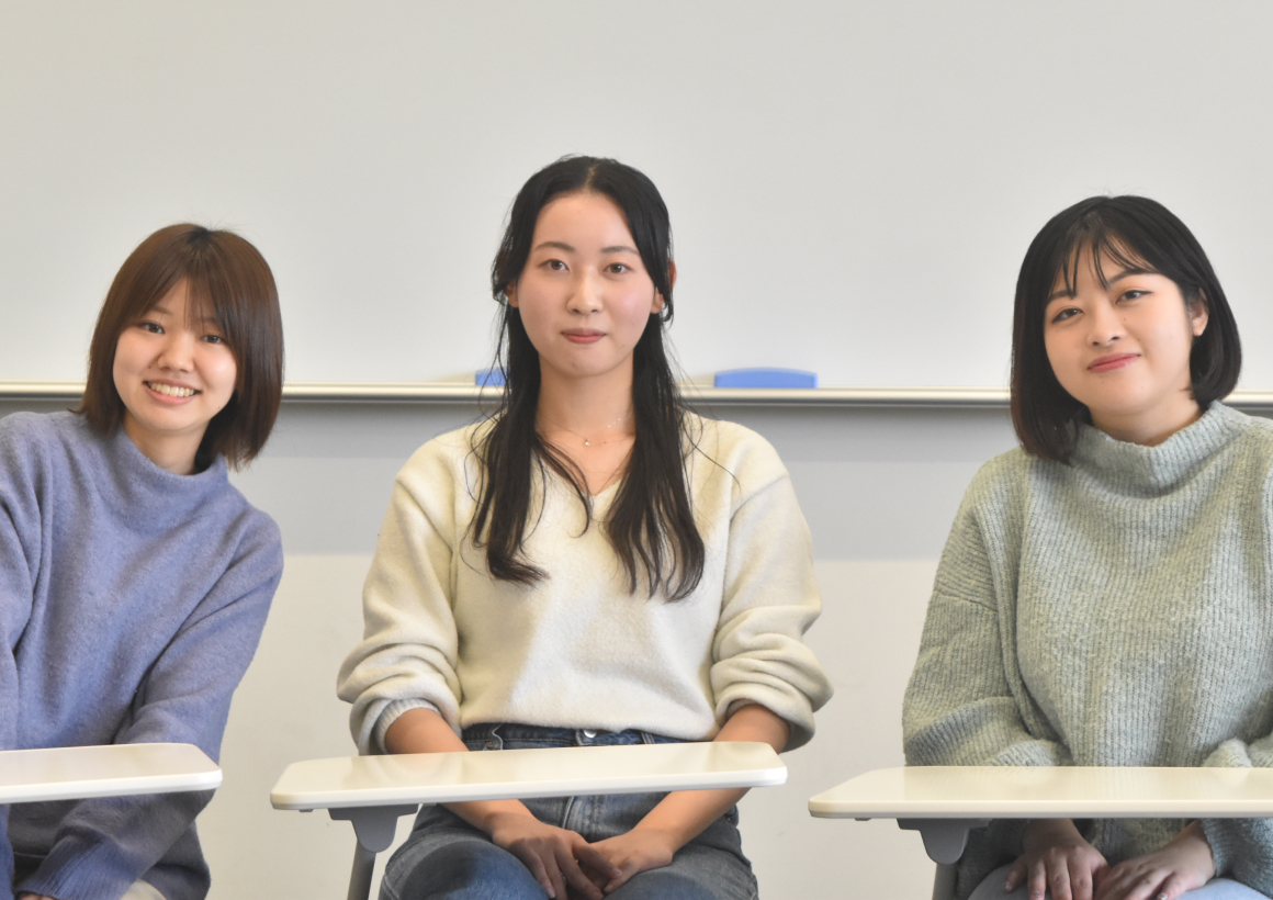 板谷 亜美 さん／吉藤 環 さん／大明 枝菜乃 さん